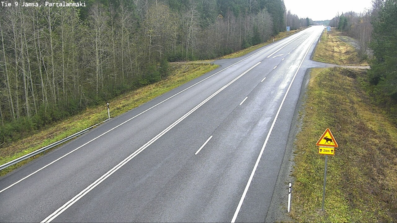 Kelikamerat Kuva Tie 9 Jämsä, Partalanmäki, Jämsä, Keski-Suomi