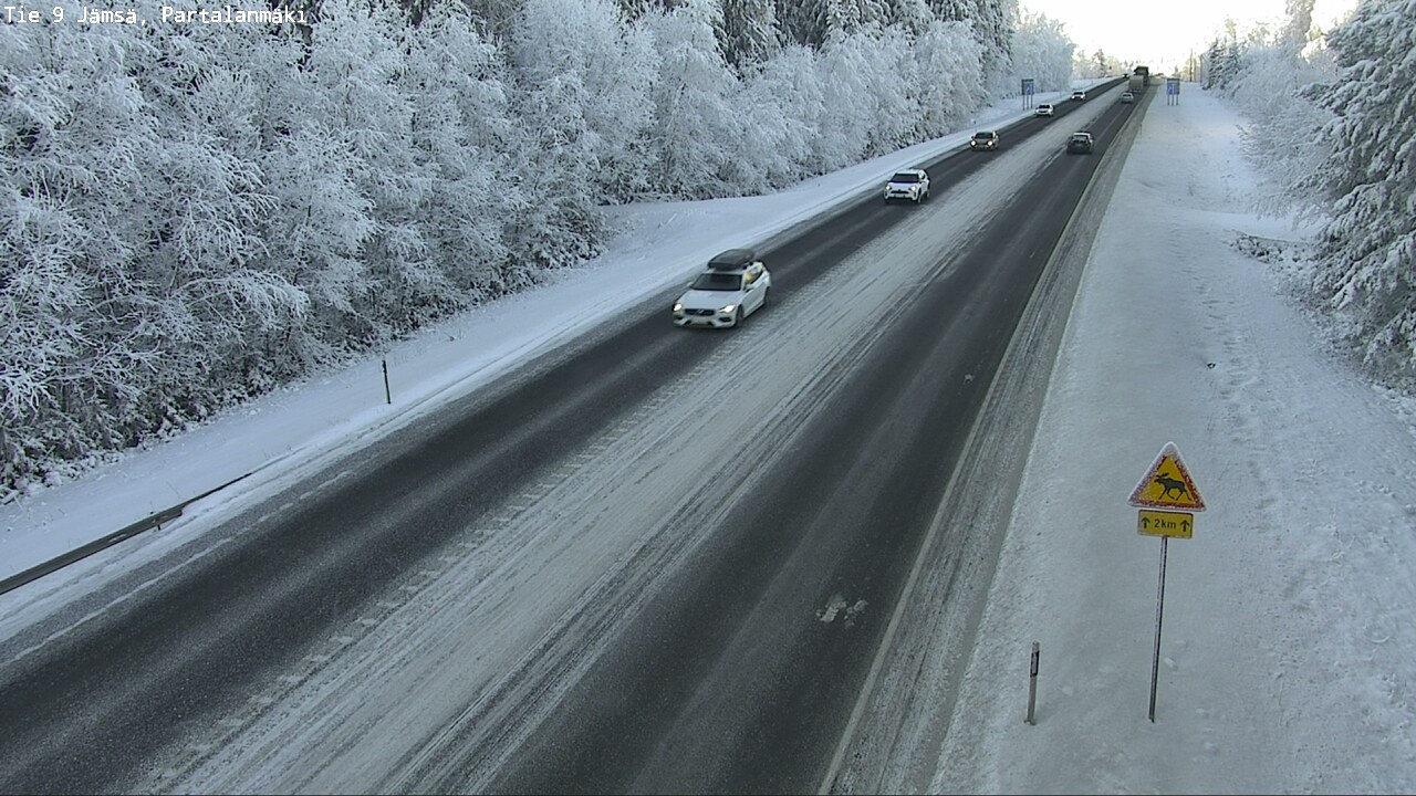 Weather Camera Image Road 9 Jämsä, Partalanmäki, Jämsä, Keski-Suomi