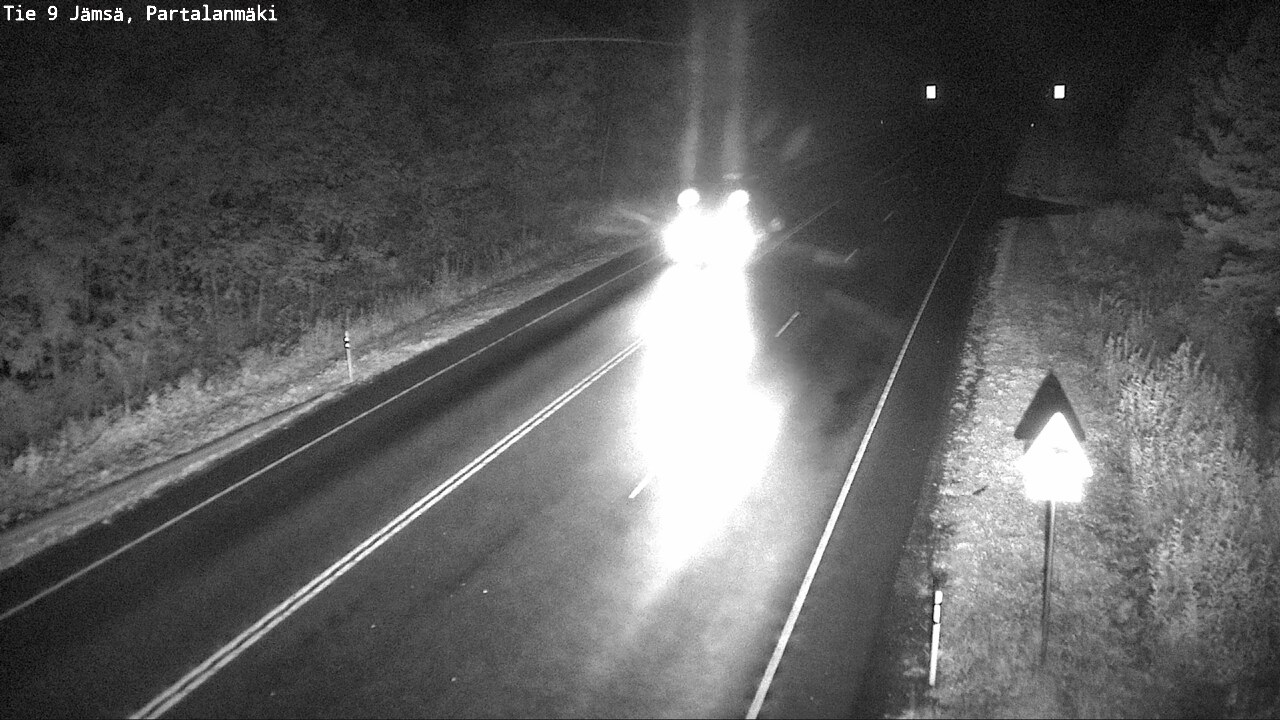 Weather Camera Image Väg 9 Jämsä, Partalanmäki, Jämsä, Keski-Suomi