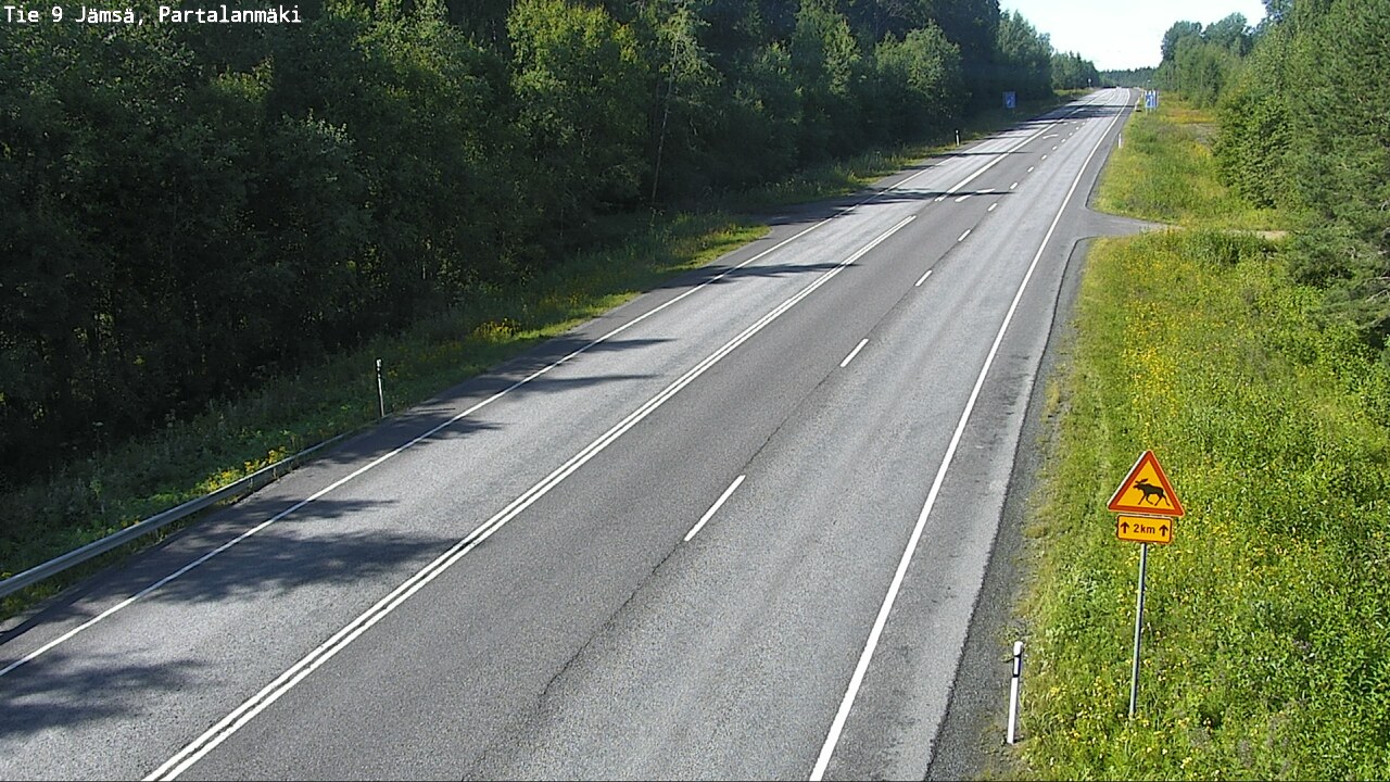Kelikamerat Kuva Tie 9 Jämsä, Partalanmäki, Jämsä, Keski-Suomi