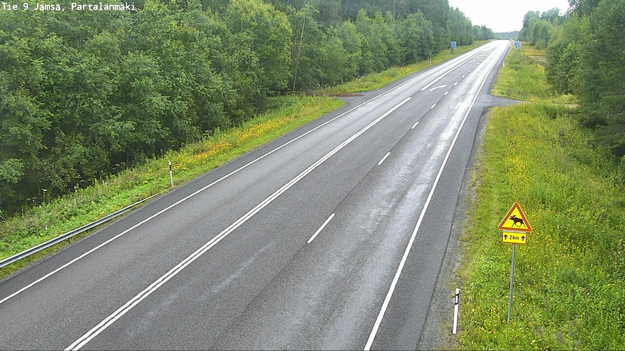 Weather Camera Image Road 9 Jämsä, Partalanmäki, Jämsä, Keski-Suomi