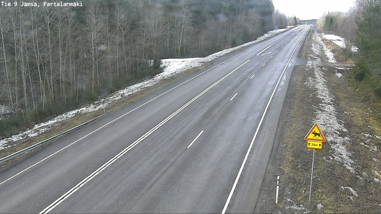 Weather Camera Image Road 9 Jämsä, Partalanmäki, Jämsä, Keski-Suomi