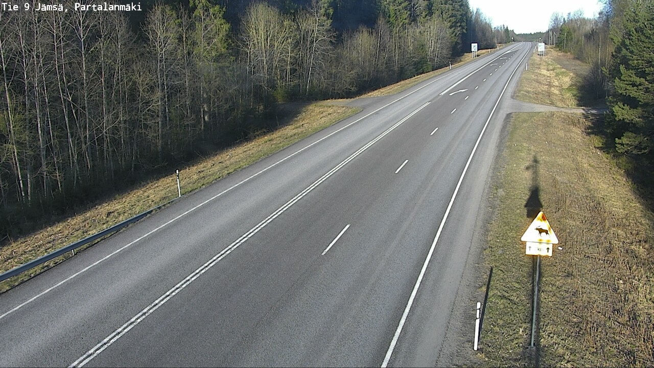Weather Camera Image Väg 9 Jämsä, Partalanmäki, Jämsä, Keski-Suomi