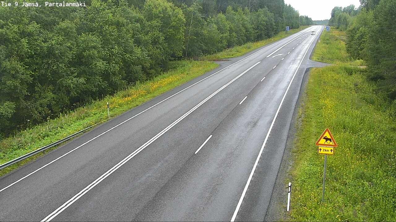 Weather Camera Image Road 9 Jämsä, Partalanmäki, Jämsä, Keski-Suomi