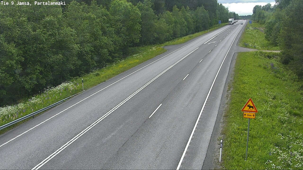 Kelikamerat Kuva Tie 9 Jämsä, Partalanmäki, Jämsä, Keski-Suomi