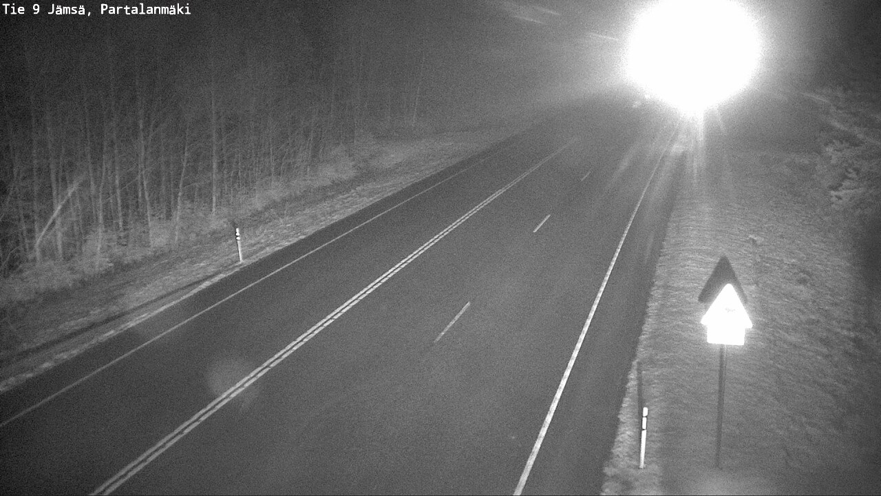 Weather Camera Image Väg 9 Jämsä, Partalanmäki, Jämsä, Keski-Suomi
