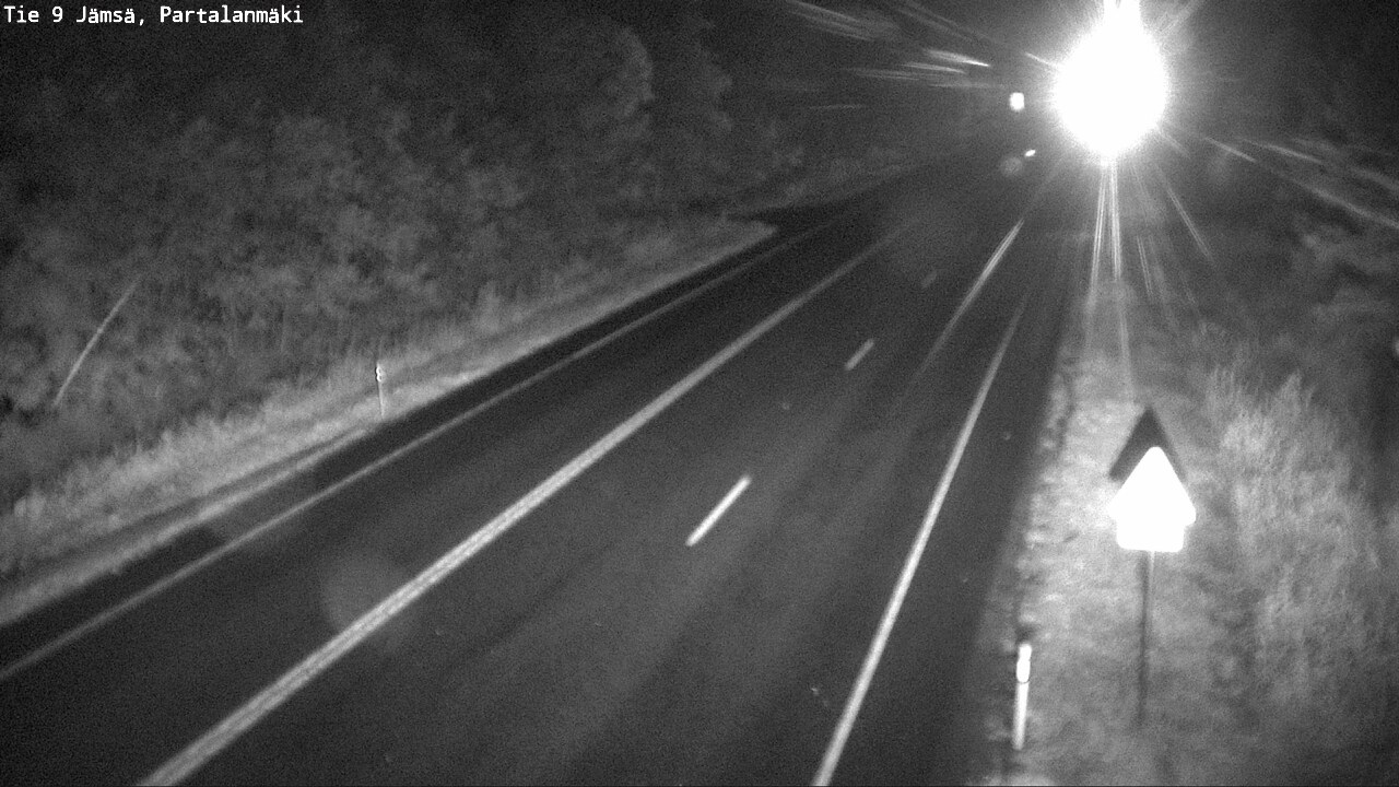 Weather Camera Image Väg 9 Jämsä, Partalanmäki, Jämsä, Keski-Suomi