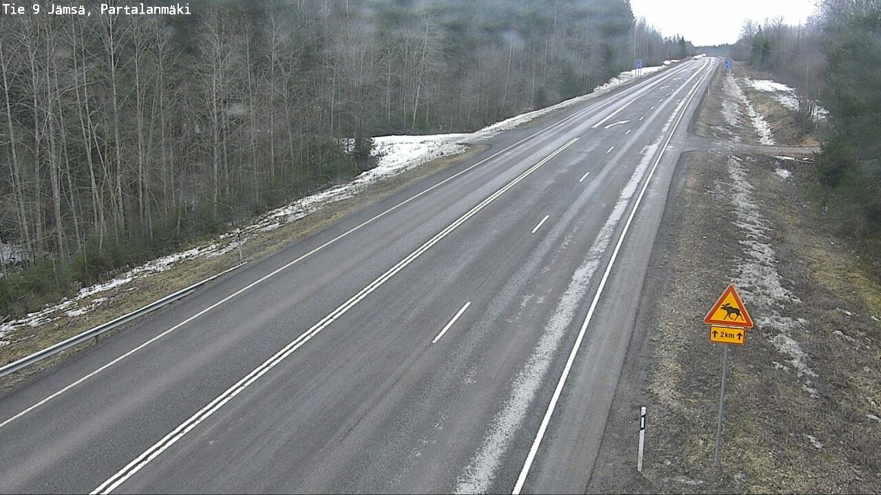 Weather Camera Image Road 9 Jämsä, Partalanmäki, Jämsä, Keski-Suomi