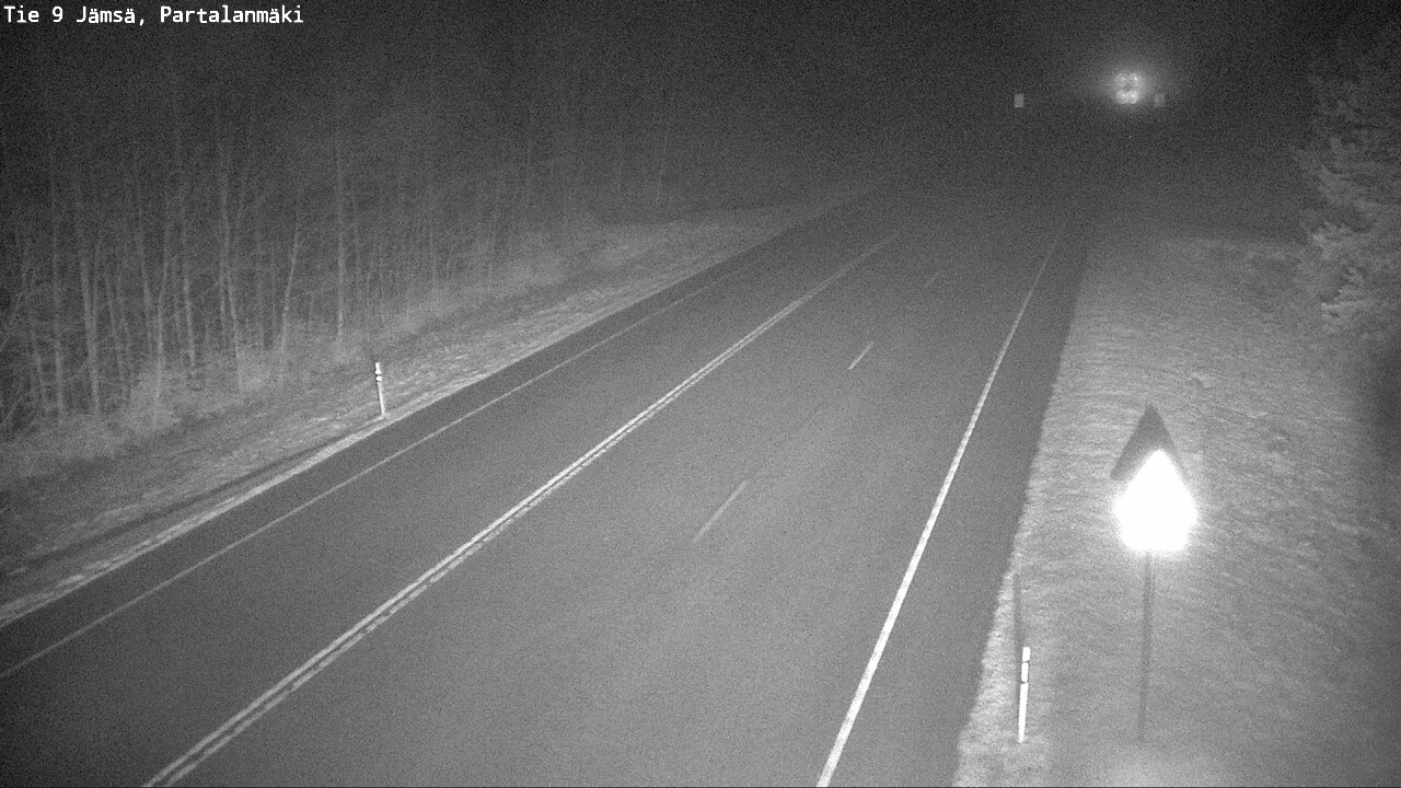Weather Camera Image Väg 9 Jämsä, Partalanmäki, Jämsä, Keski-Suomi