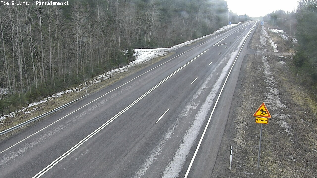Weather Camera Image Road 9 Jämsä, Partalanmäki, Jämsä, Keski-Suomi
