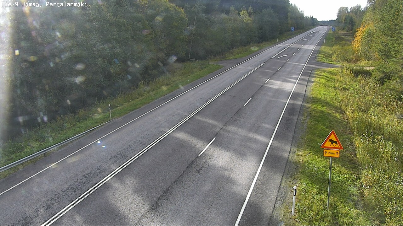 Weather Camera Image Road 9 Jämsä, Partalanmäki, Jämsä, Keski-Suomi