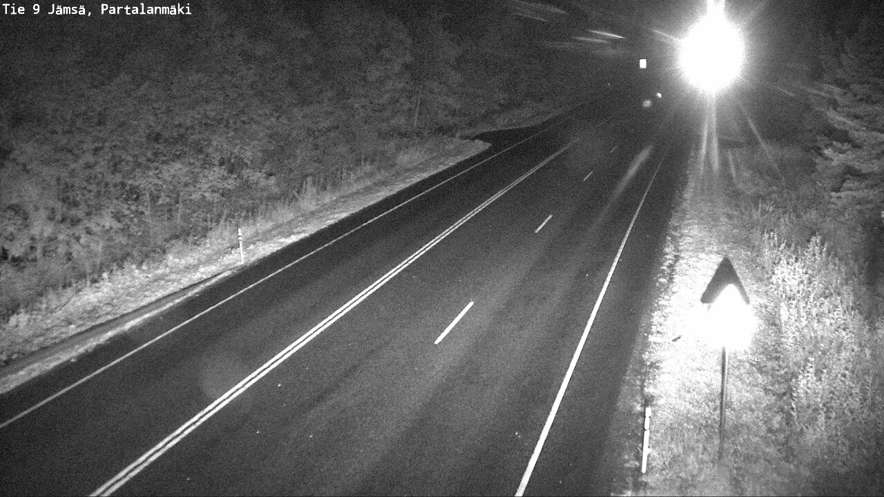 Weather Camera Image Väg 9 Jämsä, Partalanmäki, Jämsä, Keski-Suomi