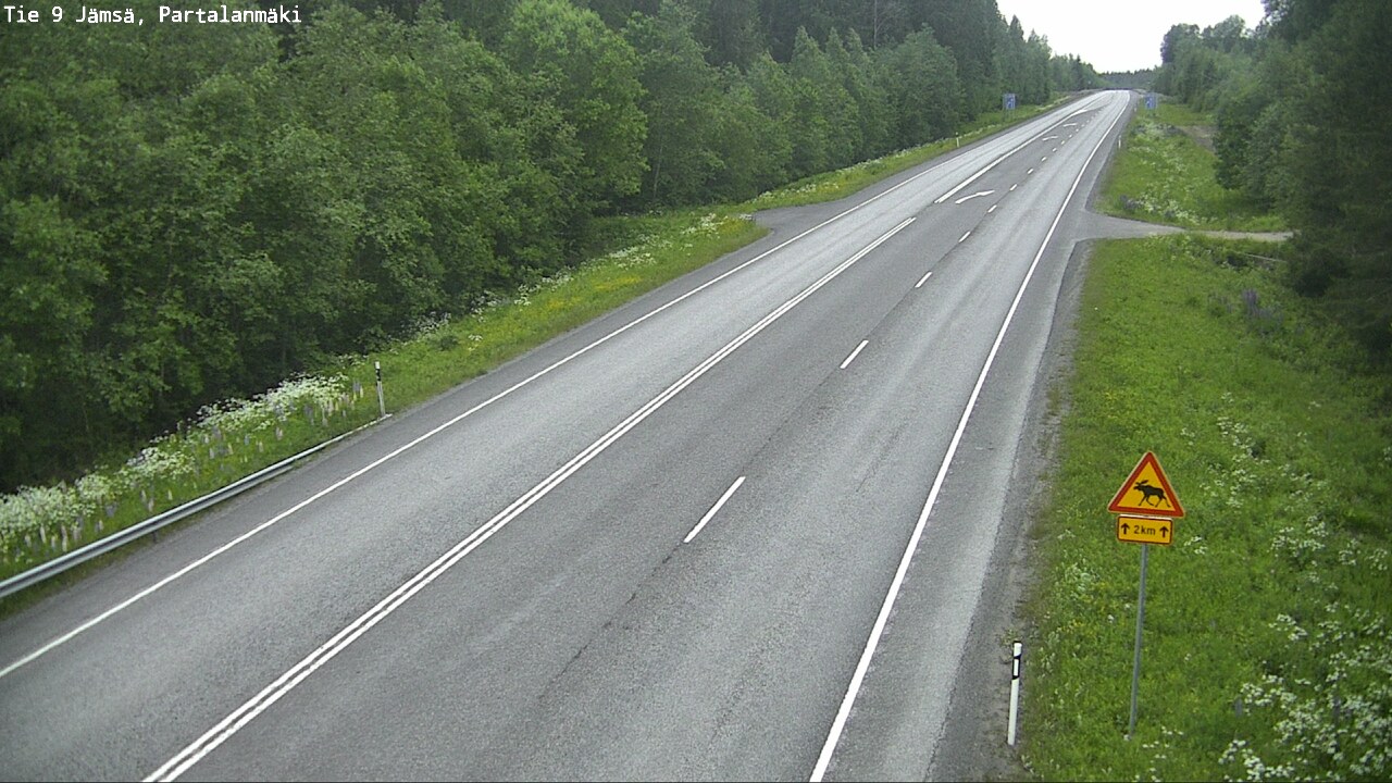 Kelikamerat Kuva Tie 9 Jämsä, Partalanmäki, Jämsä, Keski-Suomi