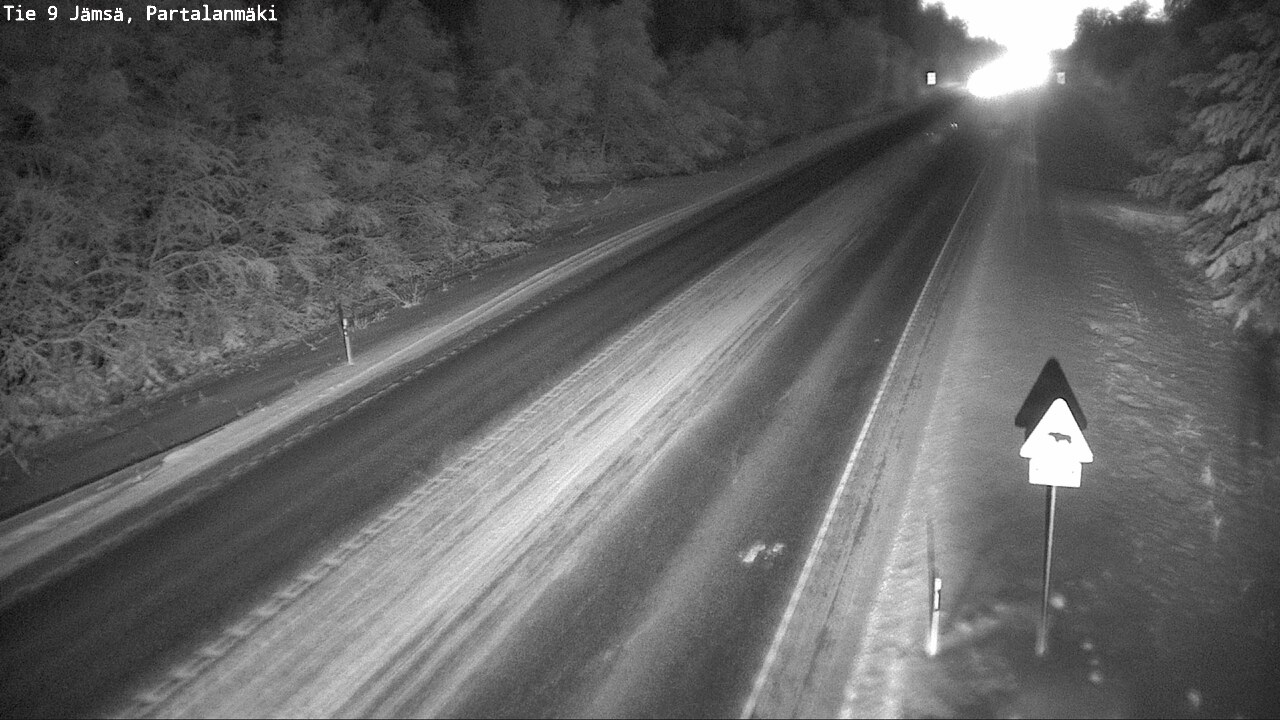 Weather Camera Image Väg 9 Jämsä, Partalanmäki, Jämsä, Keski-Suomi