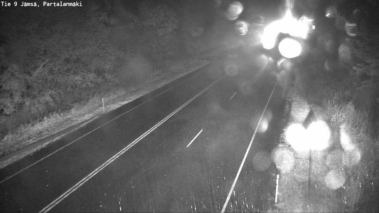 Weather Camera Image Väg 9 Jämsä, Partalanmäki, Jämsä, Keski-Suomi