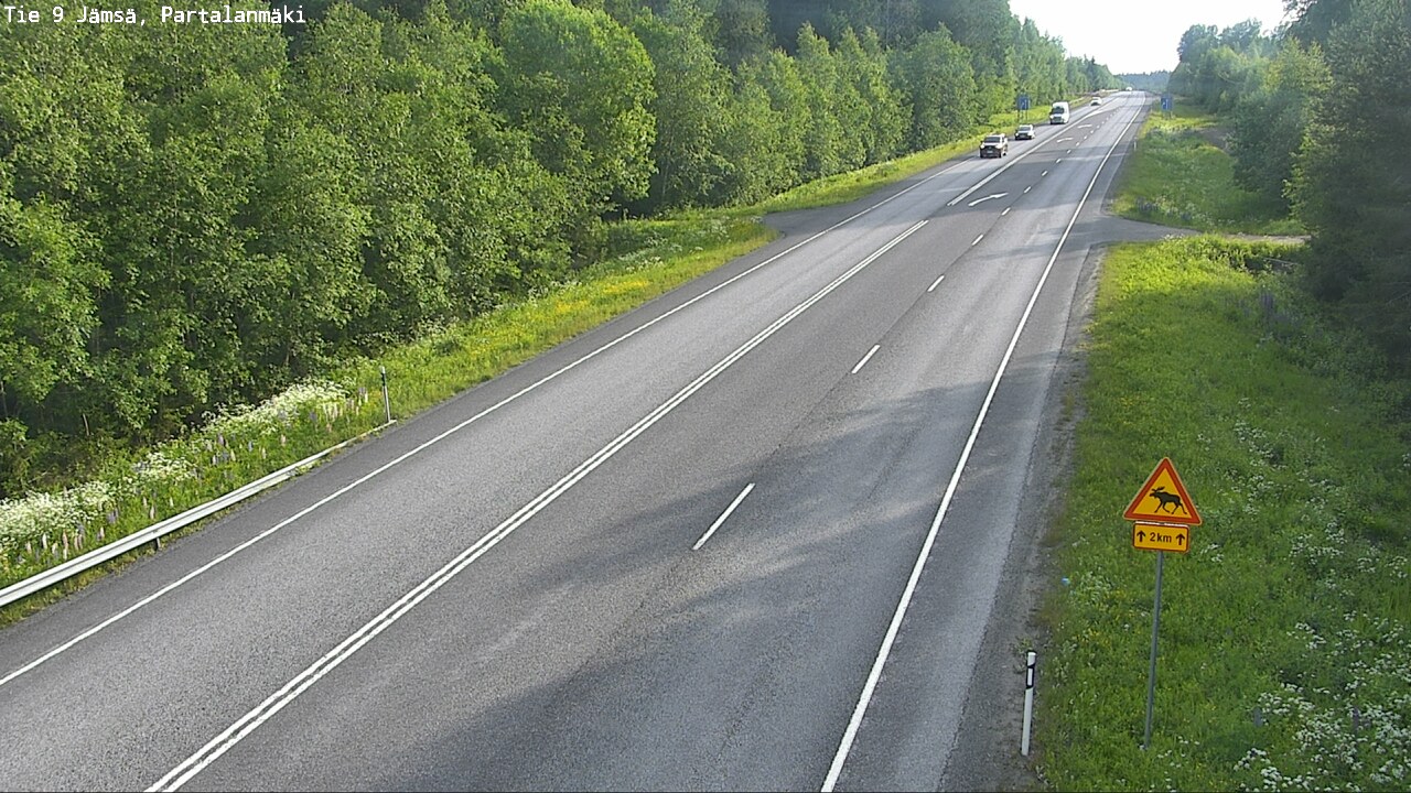 Kelikamerat Kuva Tie 9 Jämsä, Partalanmäki, Jämsä, Keski-Suomi