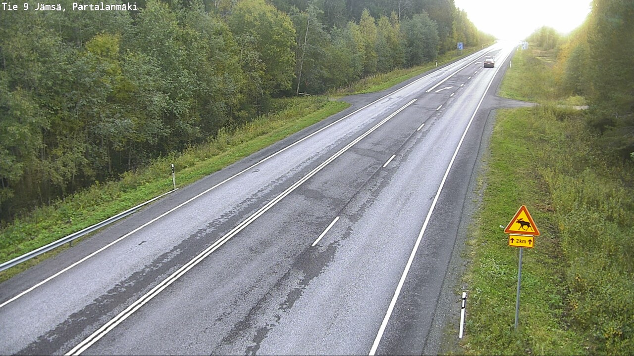 Weather Camera Image Väg 9 Jämsä, Partalanmäki, Jämsä, Keski-Suomi