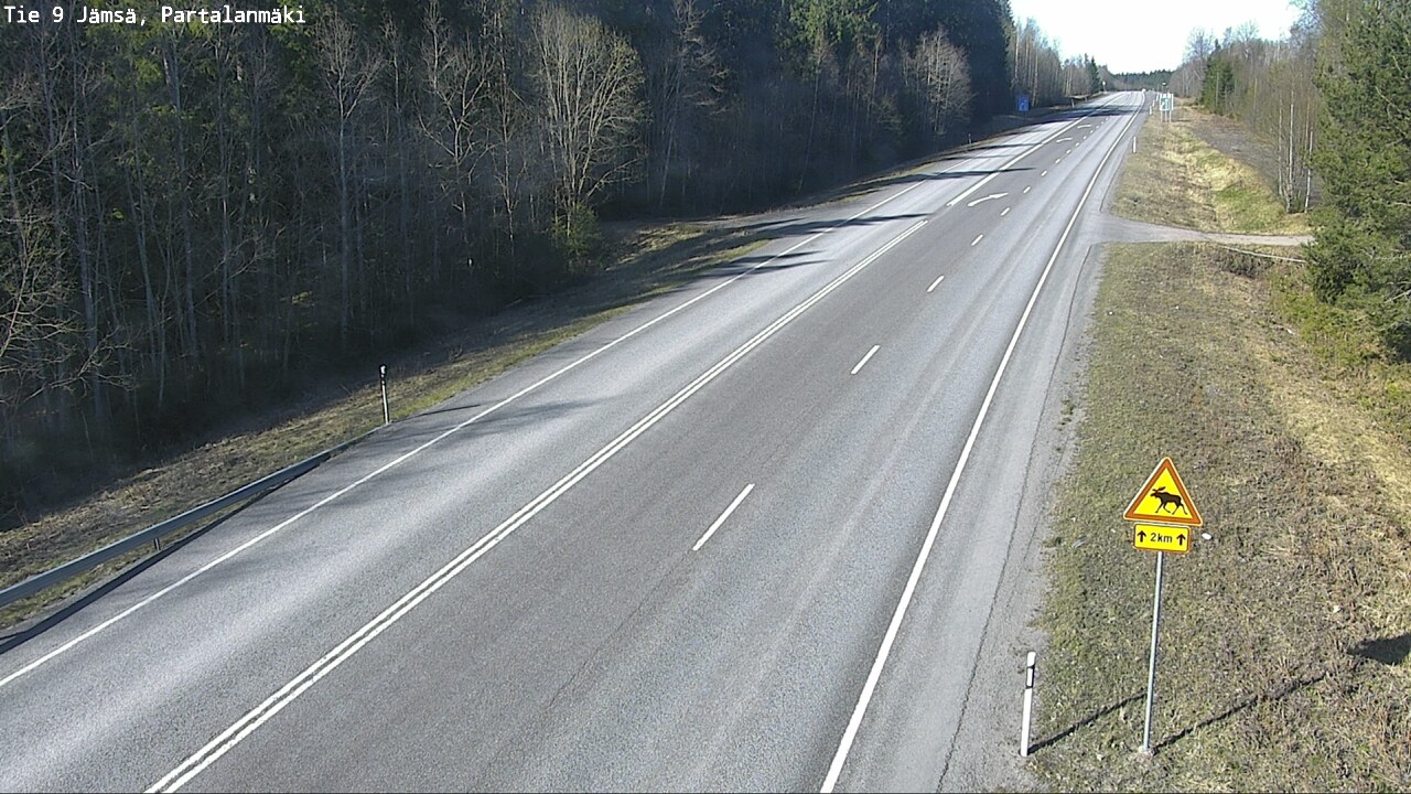 Weather Camera Image Road 9 Jämsä, Partalanmäki, Jämsä, Keski-Suomi