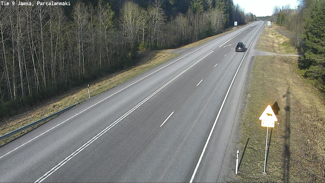 Weather Camera Image Väg 9 Jämsä, Partalanmäki, Jämsä, Keski-Suomi