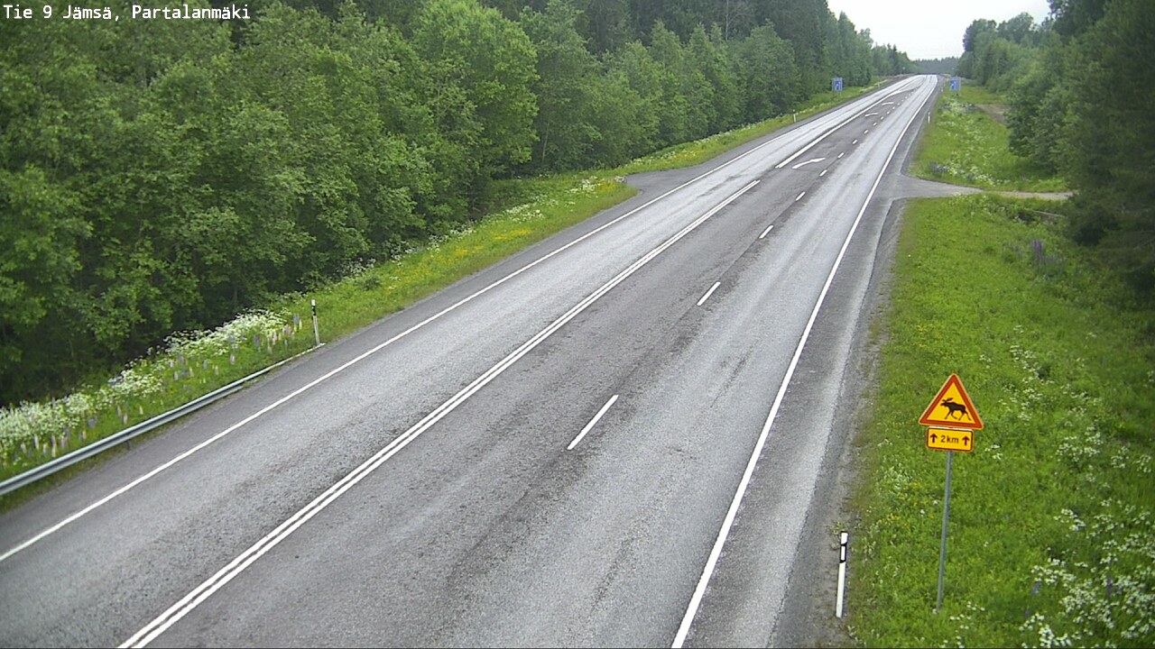 Kelikamerat Kuva Tie 9 Jämsä, Partalanmäki, Jämsä, Keski-Suomi