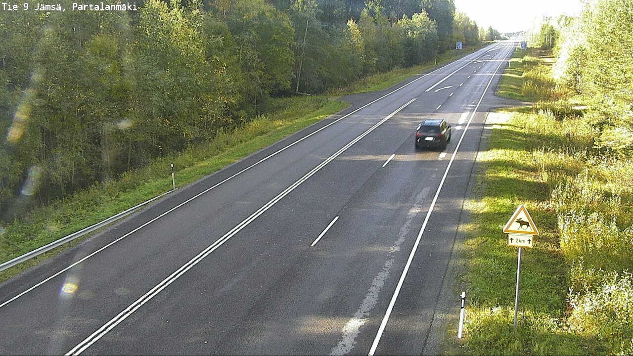 Kelikamerat Kuva Tie 9 Jämsä, Partalanmäki, Jämsä, Keski-Suomi