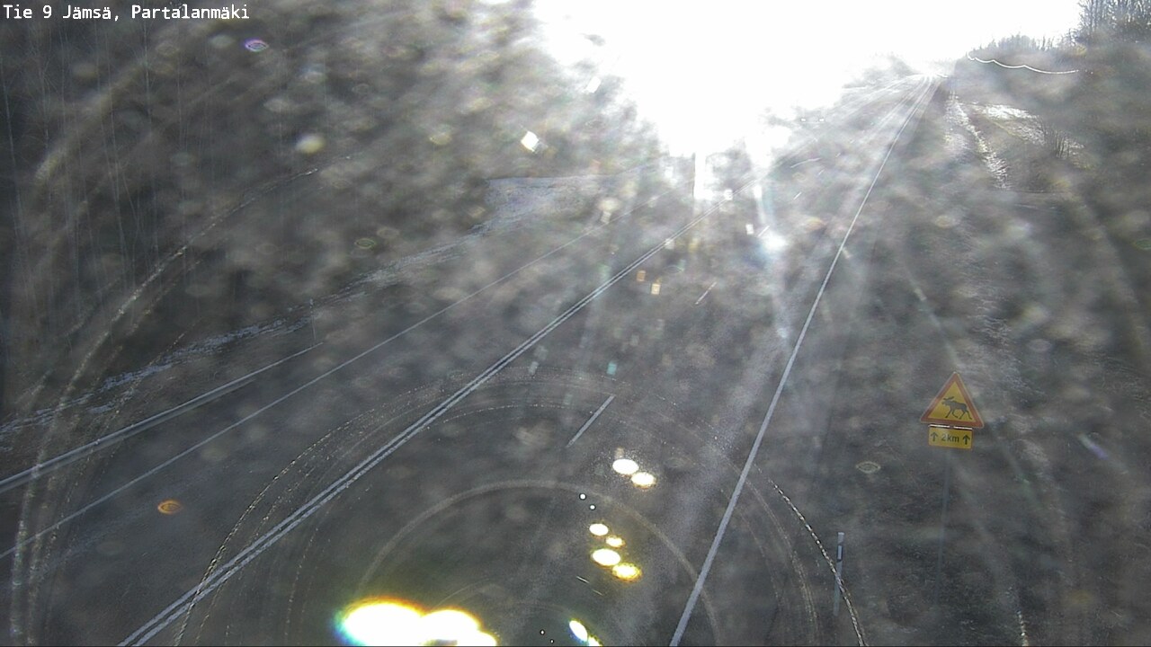 Weather Camera Image Väg 9 Jämsä, Partalanmäki, Jämsä, Keski-Suomi