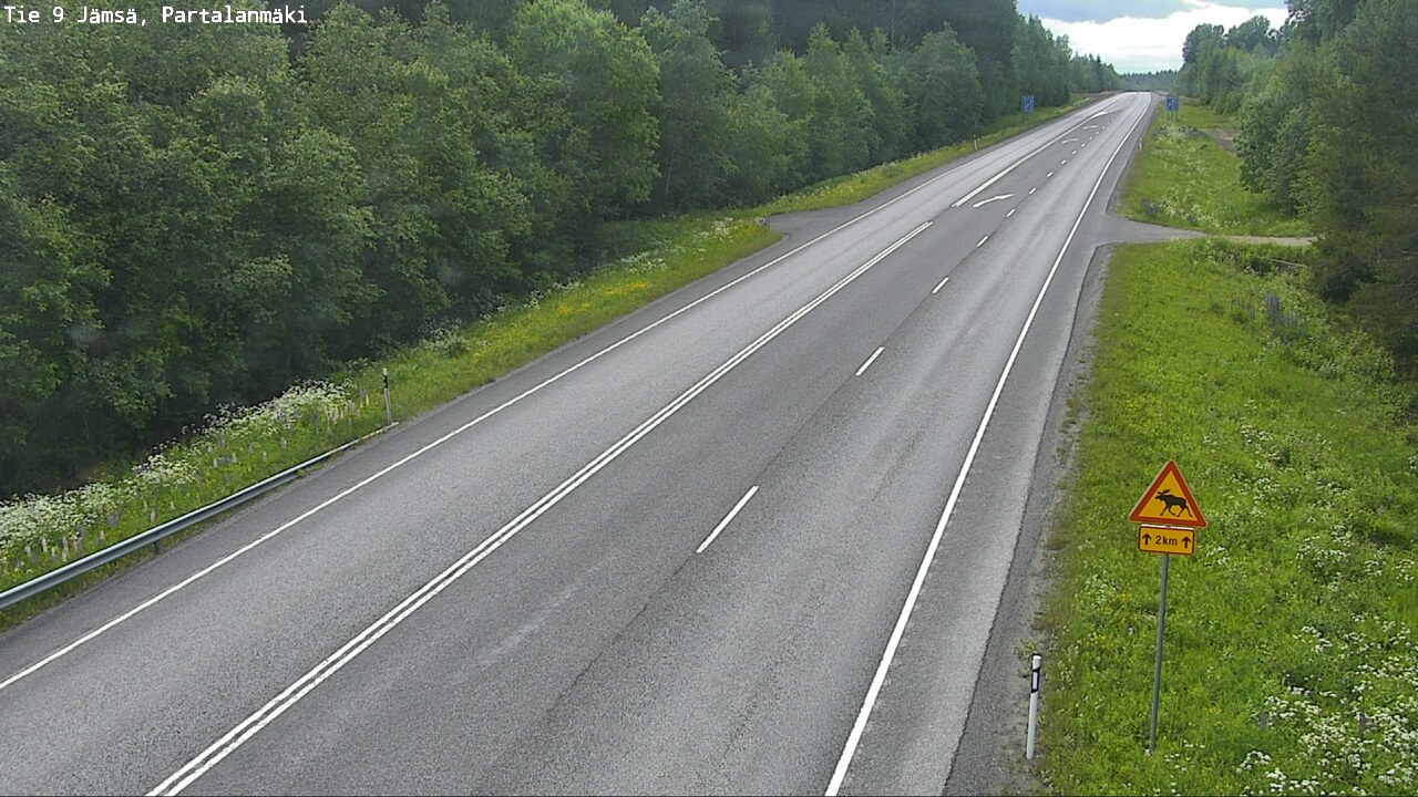 Kelikamerat Kuva Tie 9 Jämsä, Partalanmäki, Jämsä, Keski-Suomi