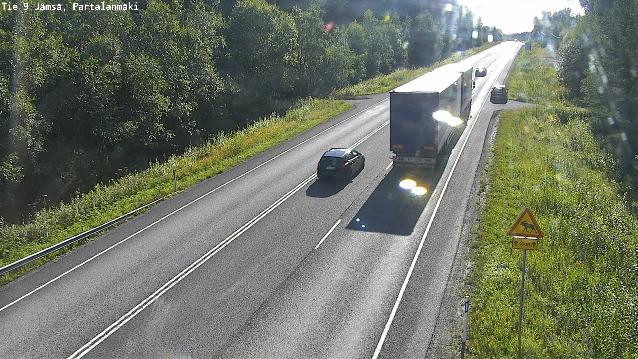Kelikamerat Kuva Tie 9 Jämsä, Partalanmäki, Jämsä, Keski-Suomi
