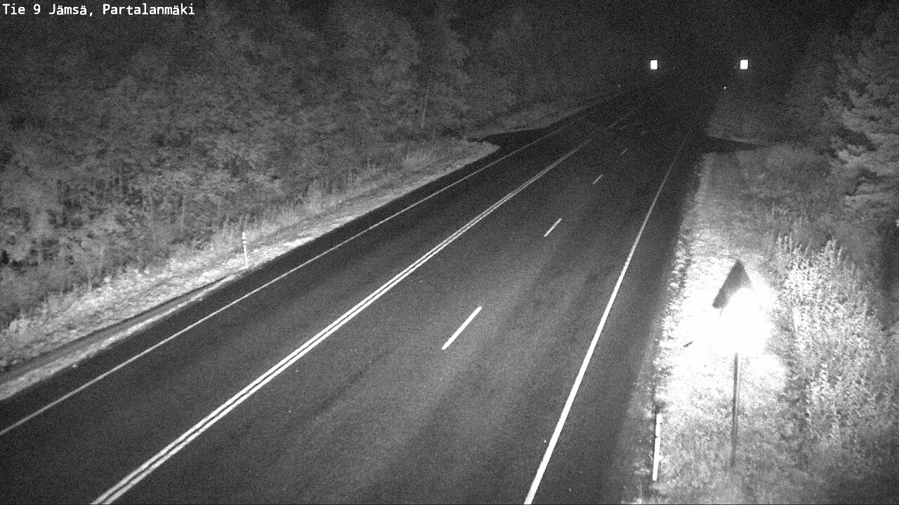 Weather Camera Image Väg 9 Jämsä, Partalanmäki, Jämsä, Keski-Suomi
