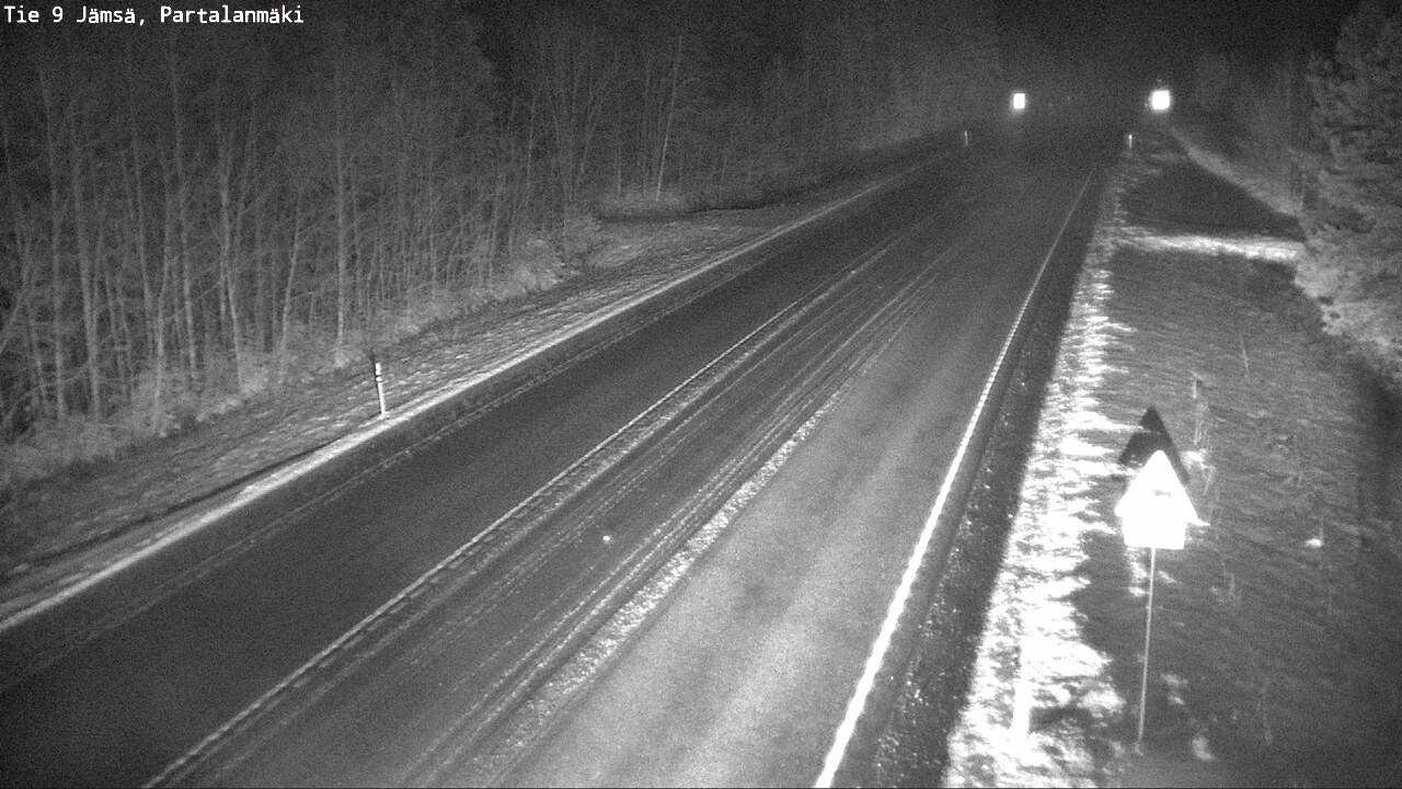 Weather Camera Image Väg 9 Jämsä, Partalanmäki, Jämsä, Keski-Suomi