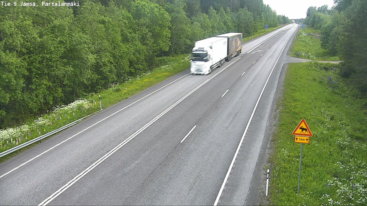 Kelikamerat Kuva Tie 9 Jämsä, Partalanmäki, Jämsä, Keski-Suomi