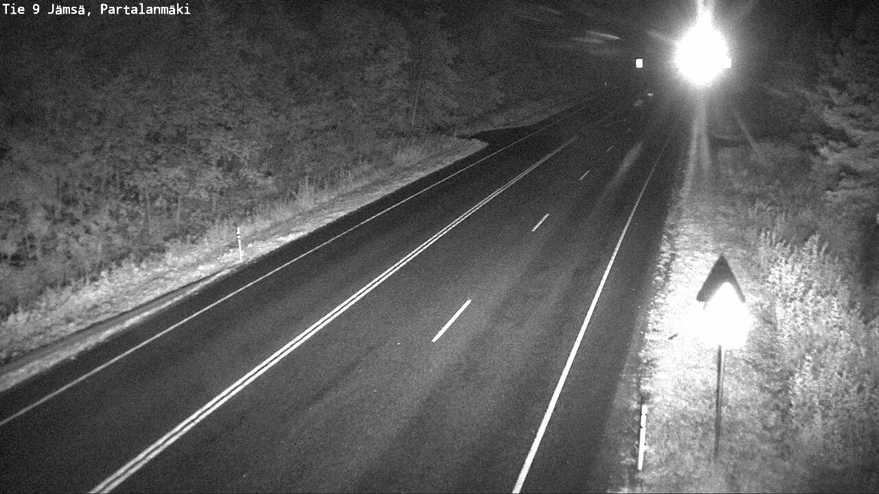 Weather Camera Image Väg 9 Jämsä, Partalanmäki, Jämsä, Keski-Suomi