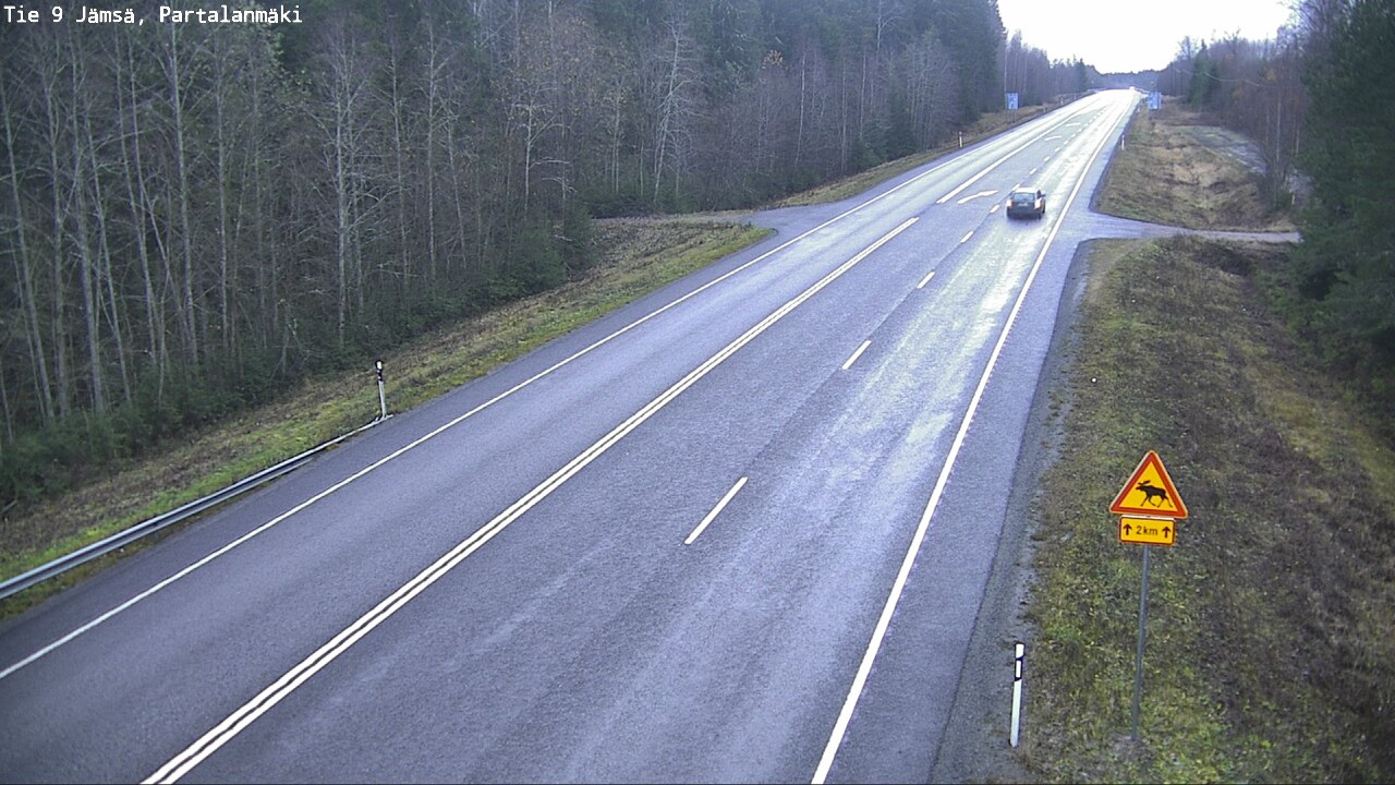 Kelikamerat Kuva Tie 9 Jämsä, Partalanmäki, Jämsä, Keski-Suomi