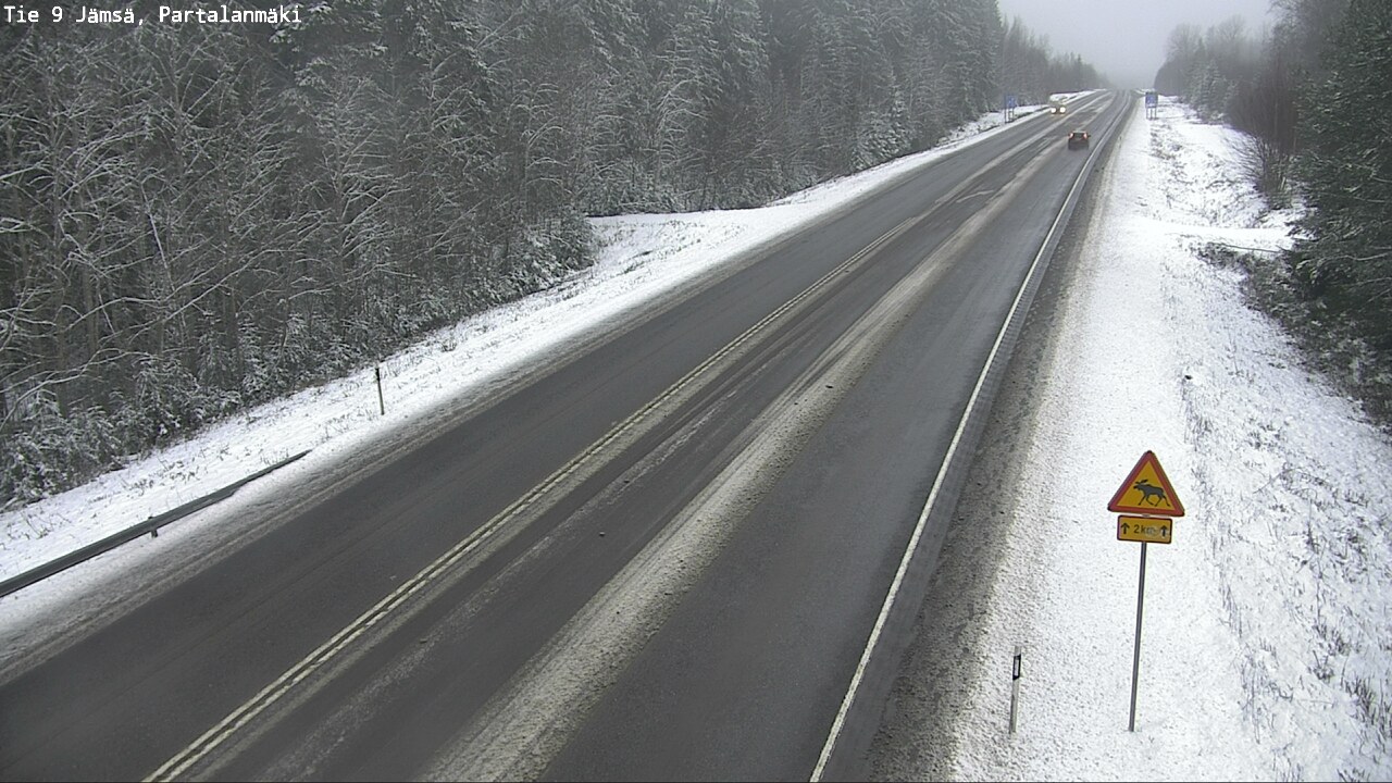 Weather Camera Image Väg 9 Jämsä, Partalanmäki, Jämsä, Keski-Suomi