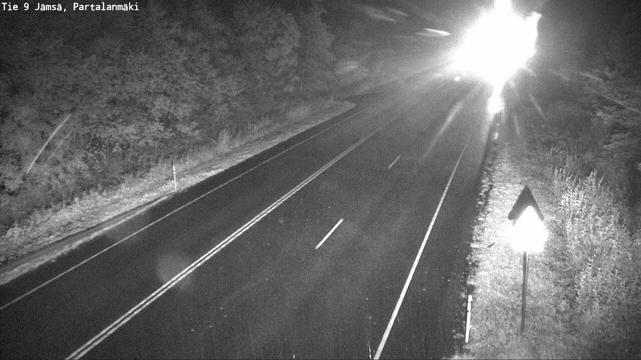 Weather Camera Image Väg 9 Jämsä, Partalanmäki, Jämsä, Keski-Suomi