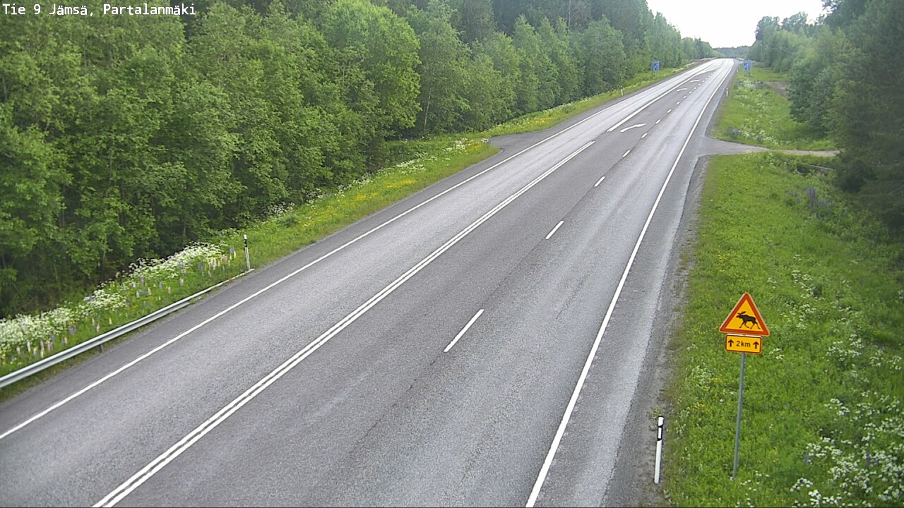 Kelikamerat Kuva Tie 9 Jämsä, Partalanmäki, Jämsä, Keski-Suomi
