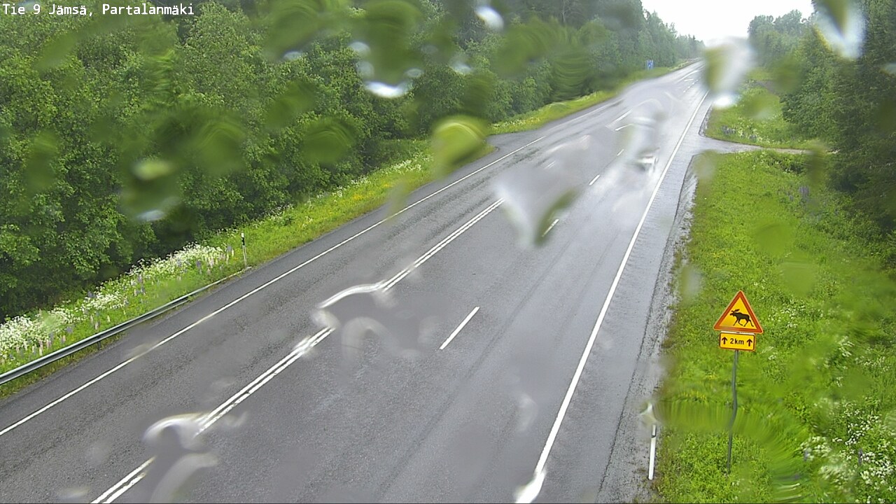 Weather Camera Image Väg 9 Jämsä, Partalanmäki, Jämsä, Keski-Suomi