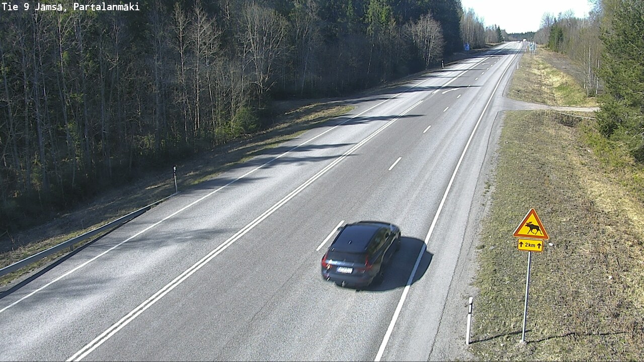Weather Camera Image Road 9 Jämsä, Partalanmäki, Jämsä, Keski-Suomi