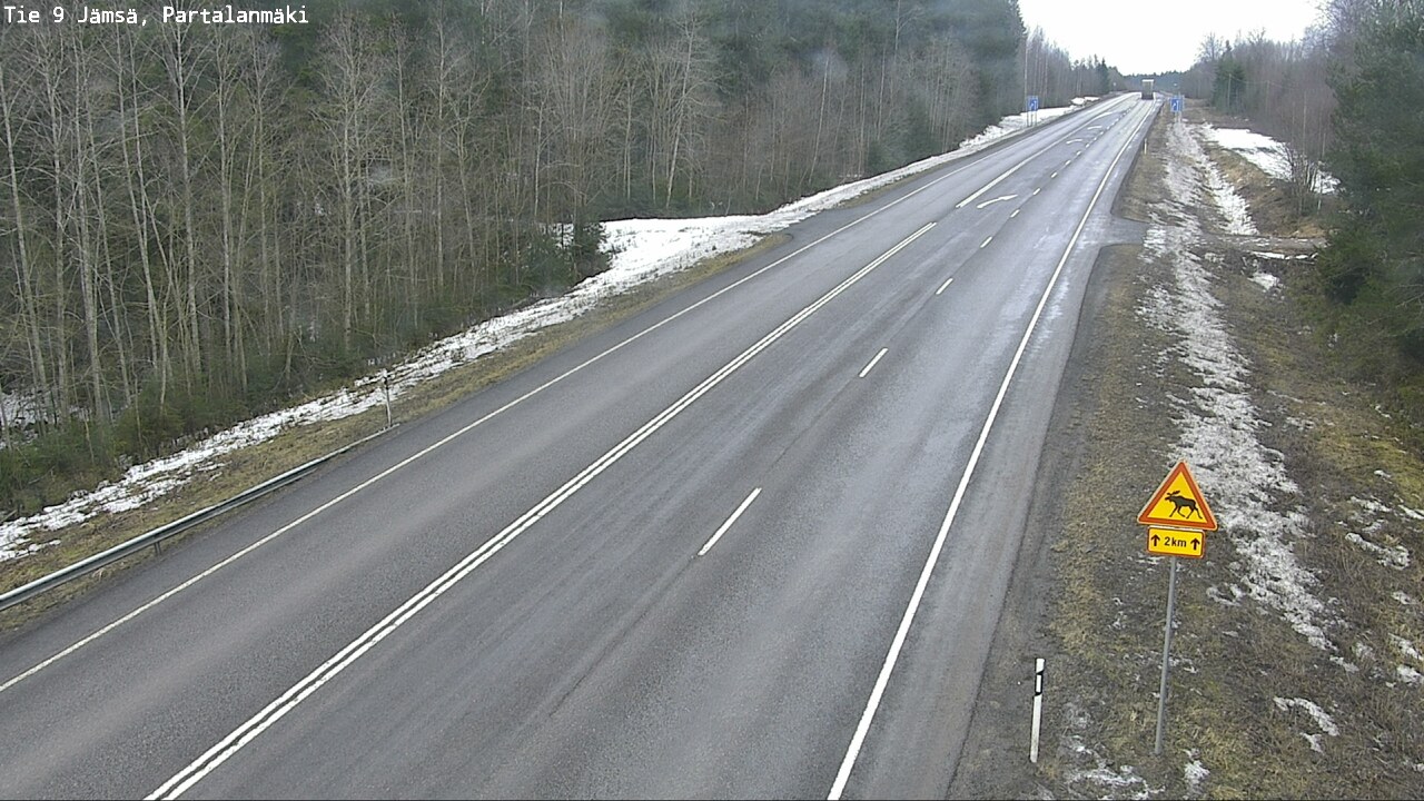 Weather Camera Image Road 9 Jämsä, Partalanmäki, Jämsä, Keski-Suomi