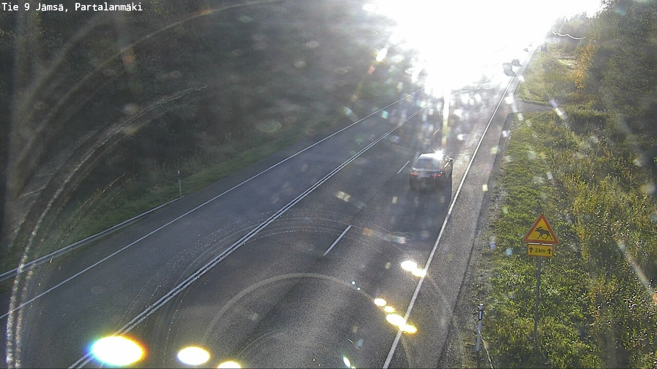 Weather Camera Image Road 9 Jämsä, Partalanmäki, Jämsä, Keski-Suomi