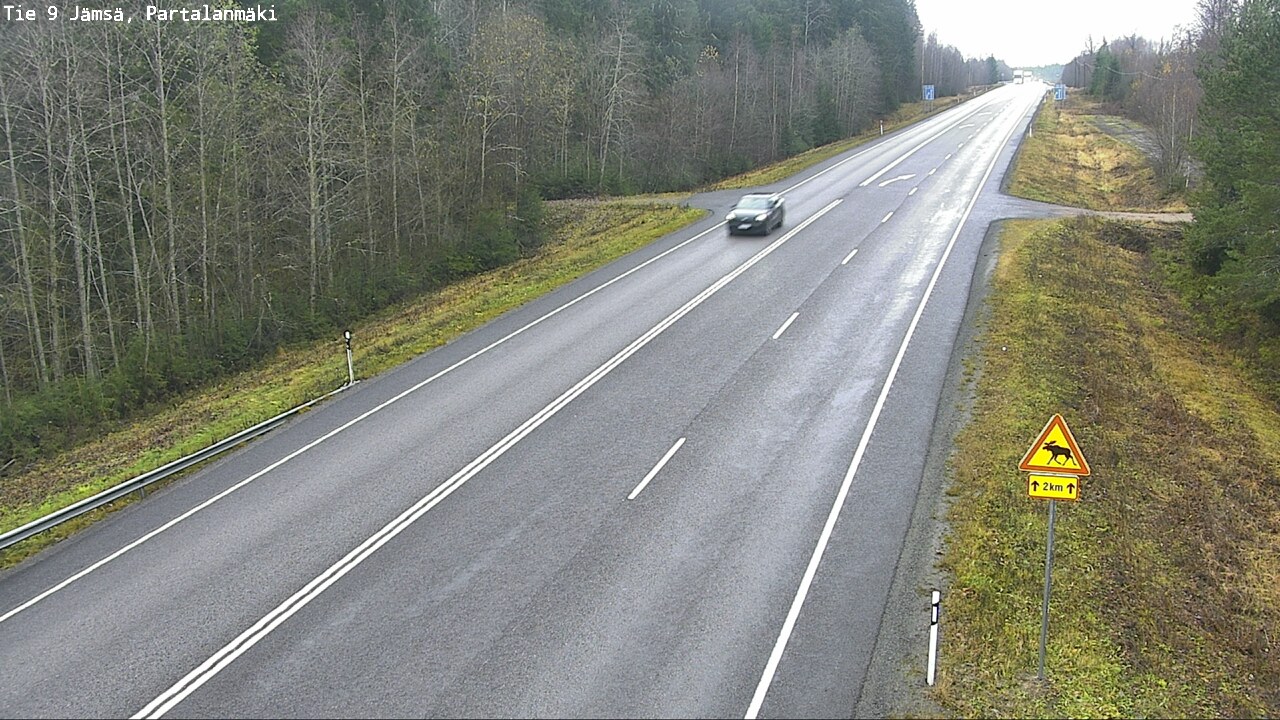 Kelikamerat Kuva Tie 9 Jämsä, Partalanmäki, Jämsä, Keski-Suomi