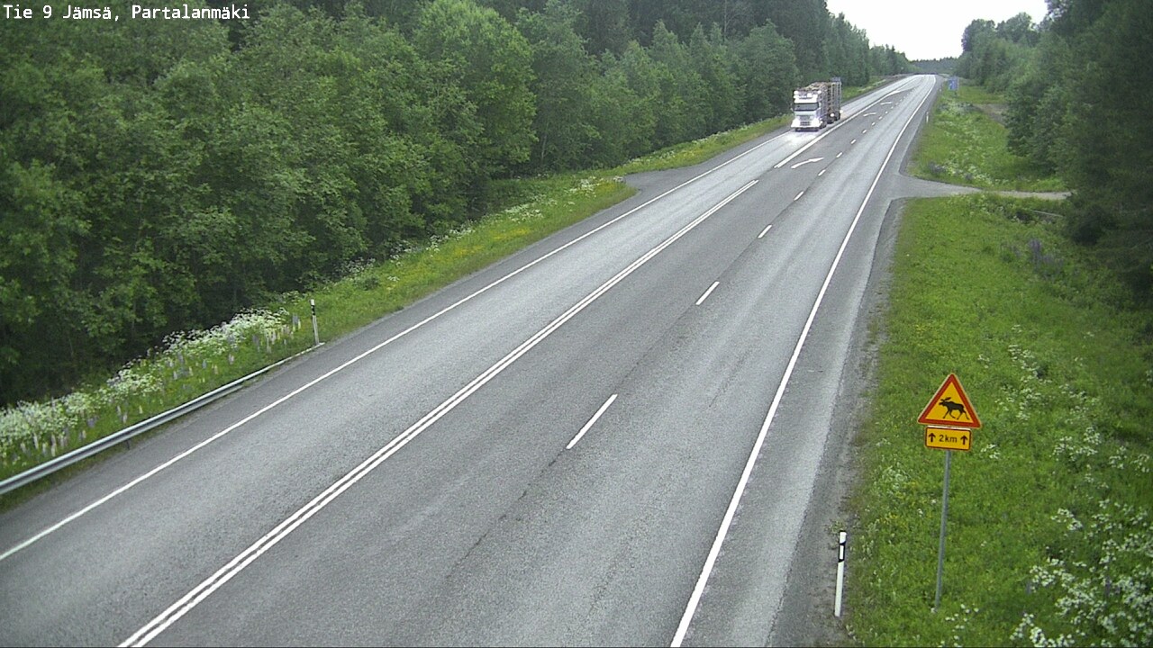 Kelikamerat Kuva Tie 9 Jämsä, Partalanmäki, Jämsä, Keski-Suomi