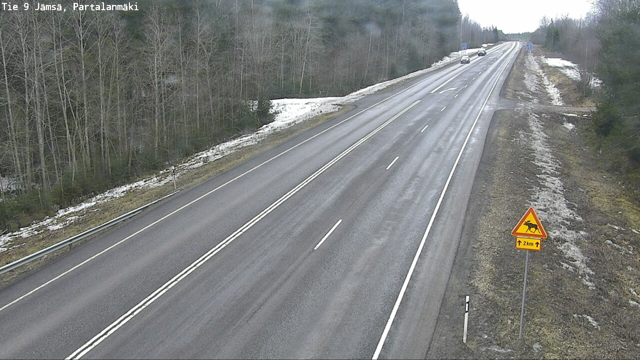 Weather Camera Image Road 9 Jämsä, Partalanmäki, Jämsä, Keski-Suomi