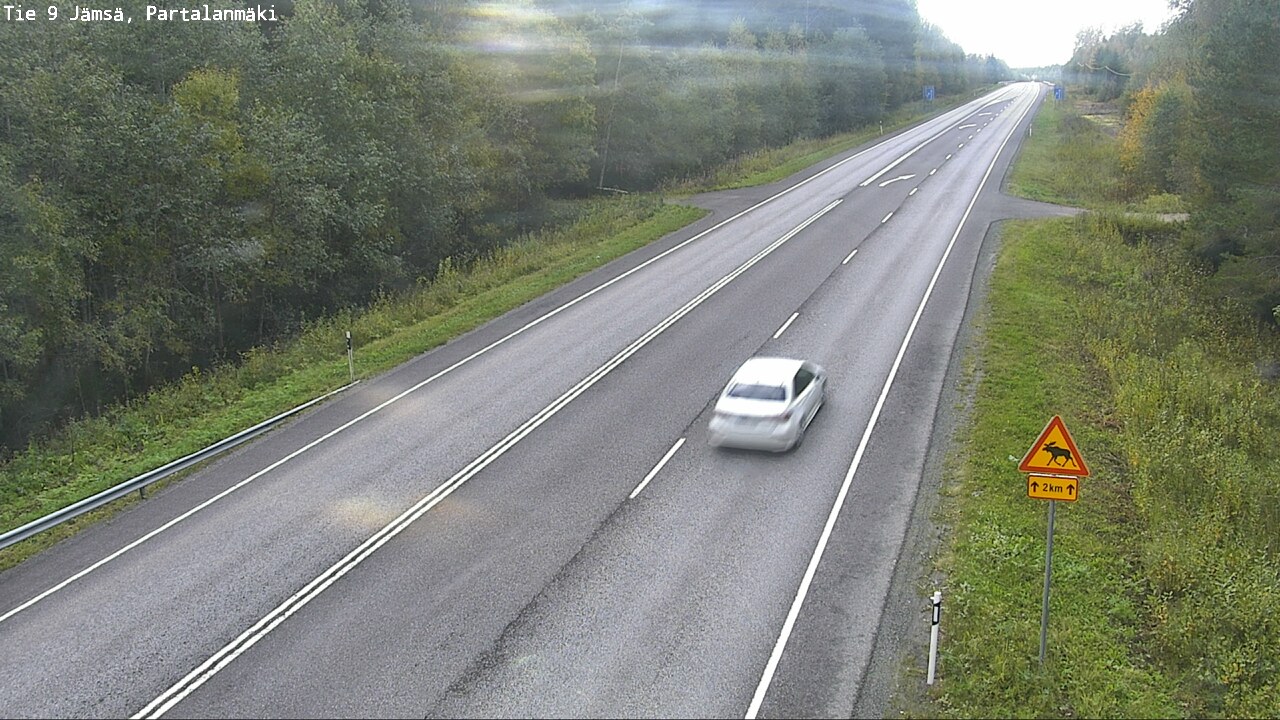 Weather Camera Image Road 9 Jämsä, Partalanmäki, Jämsä, Keski-Suomi