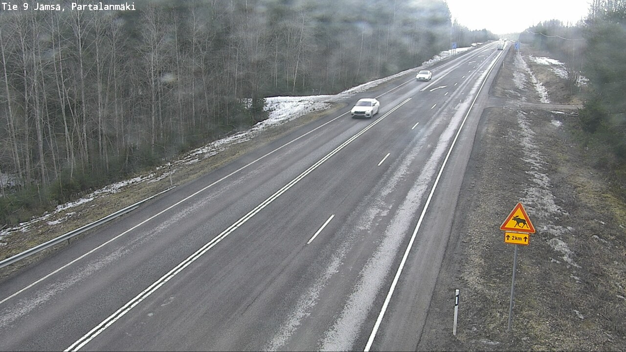 Weather Camera Image Road 9 Jämsä, Partalanmäki, Jämsä, Keski-Suomi