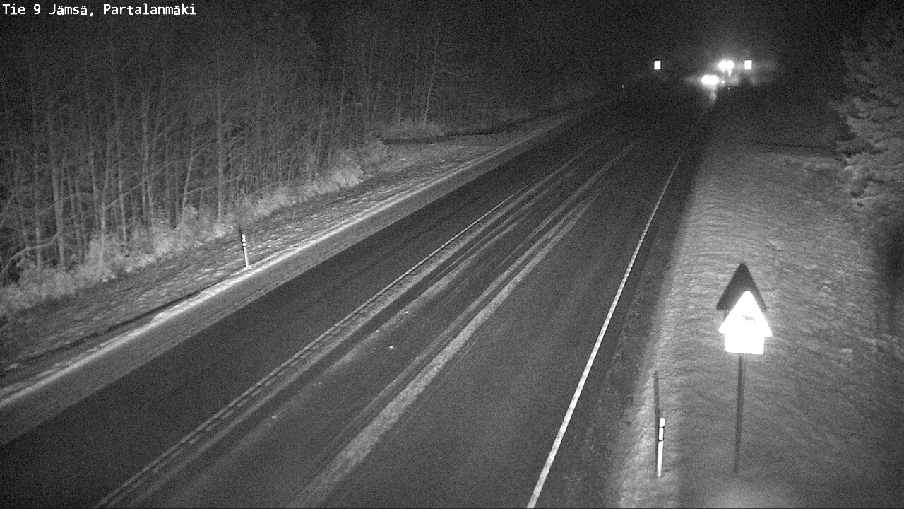 Weather Camera Image Väg 9 Jämsä, Partalanmäki, Jämsä, Keski-Suomi