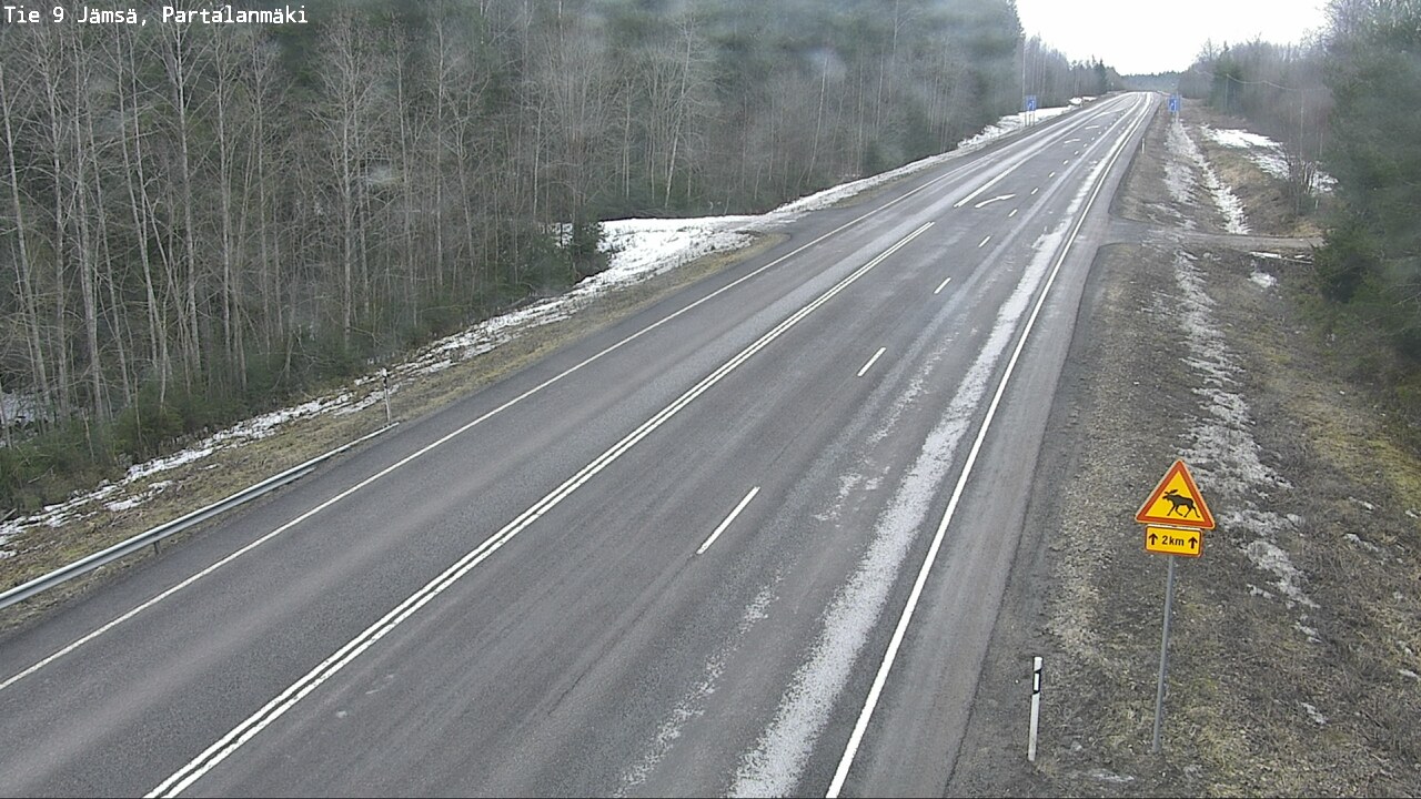 Weather Camera Image Road 9 Jämsä, Partalanmäki, Jämsä, Keski-Suomi