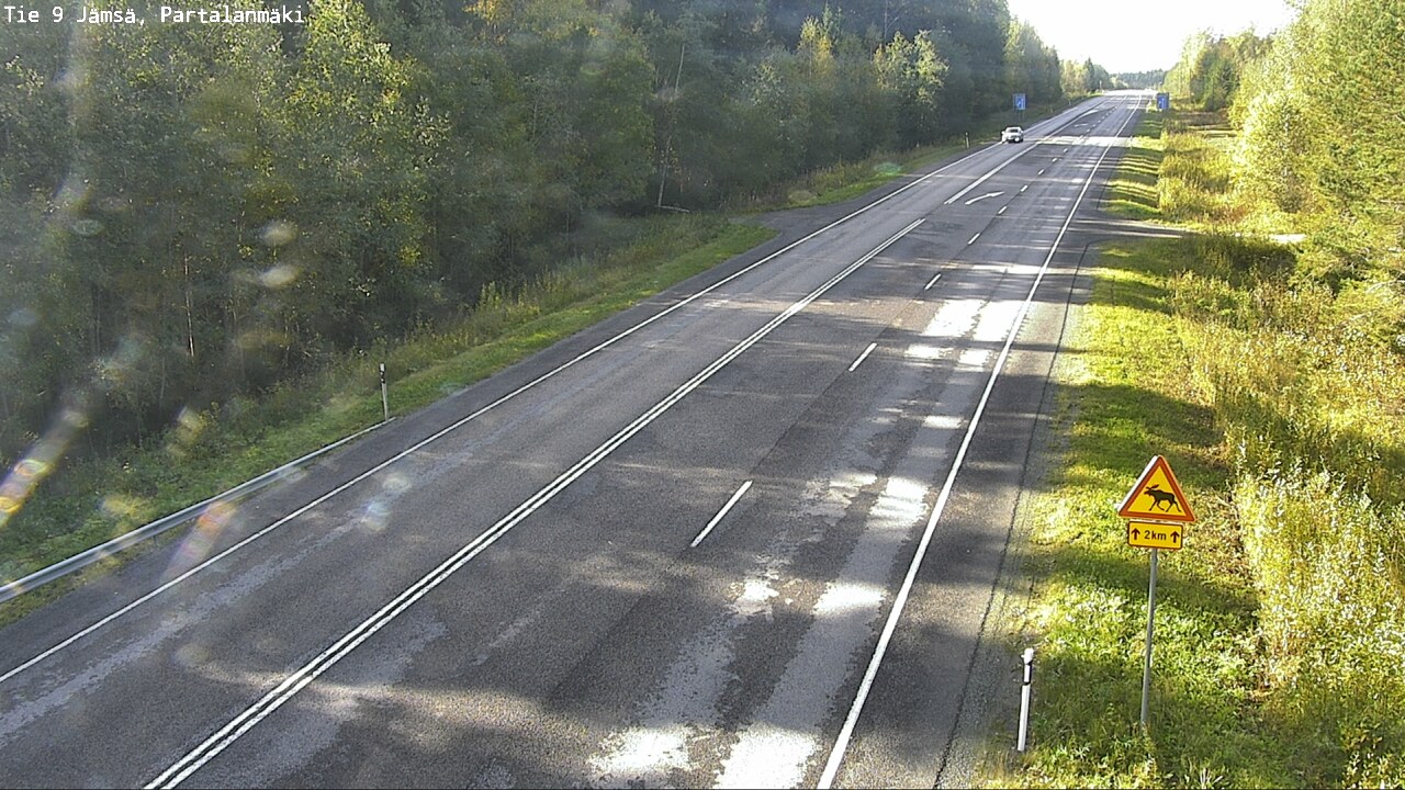 Weather Camera Image Väg 9 Jämsä, Partalanmäki, Jämsä, Keski-Suomi