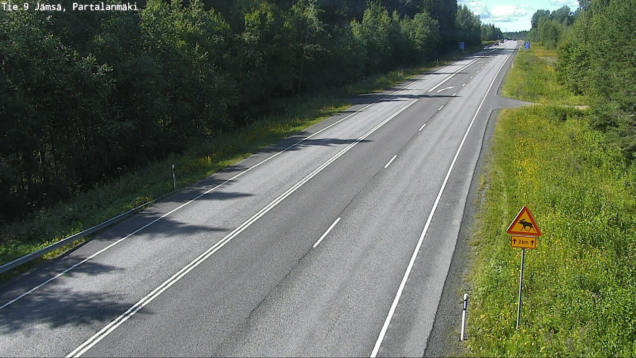 Kelikamerat Kuva Tie 9 Jämsä, Partalanmäki, Jämsä, Keski-Suomi