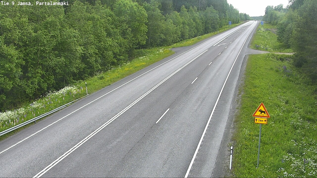 Kelikamerat Kuva Tie 9 Jämsä, Partalanmäki, Jämsä, Keski-Suomi